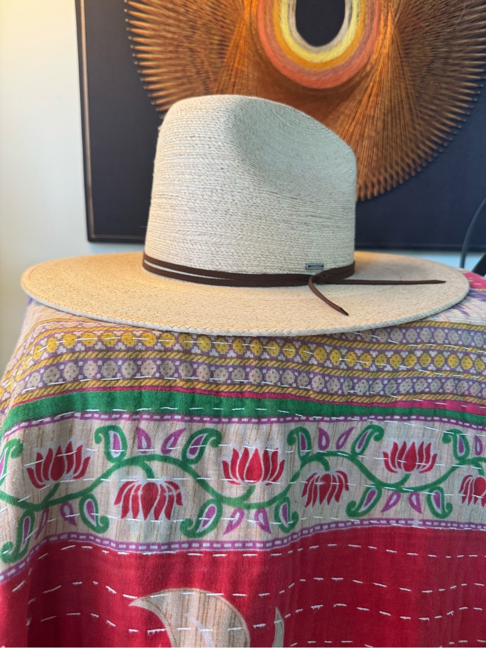 Brixton Natural Straw Hat M